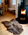 Load image into Gallery viewer, Genuine XXL Icelandic Sheepskin Rug – Real Natural Wool - Brown - 140cm x 80cm - 950