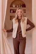 Load image into Gallery viewer, Women's Merino Wool Vest - Cream