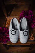 Load image into Gallery viewer, Slip-On Felt Slippers with Wool