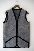 Load image into Gallery viewer, Merino wool gilet, with zip, pockets, warm