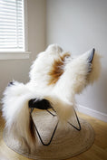 Load image into Gallery viewer, Icelandic Sheepskin Rug – Real Natural Long Wool – XXL – Ginger & Cream – 136 - 150cm x90cm
