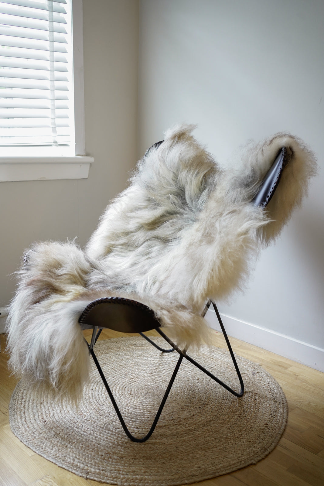 Cream, Grey, Ginger XXL Icelandic Sheepskin Rug – Real Natural Wool - 130cm x 90cm - 163
