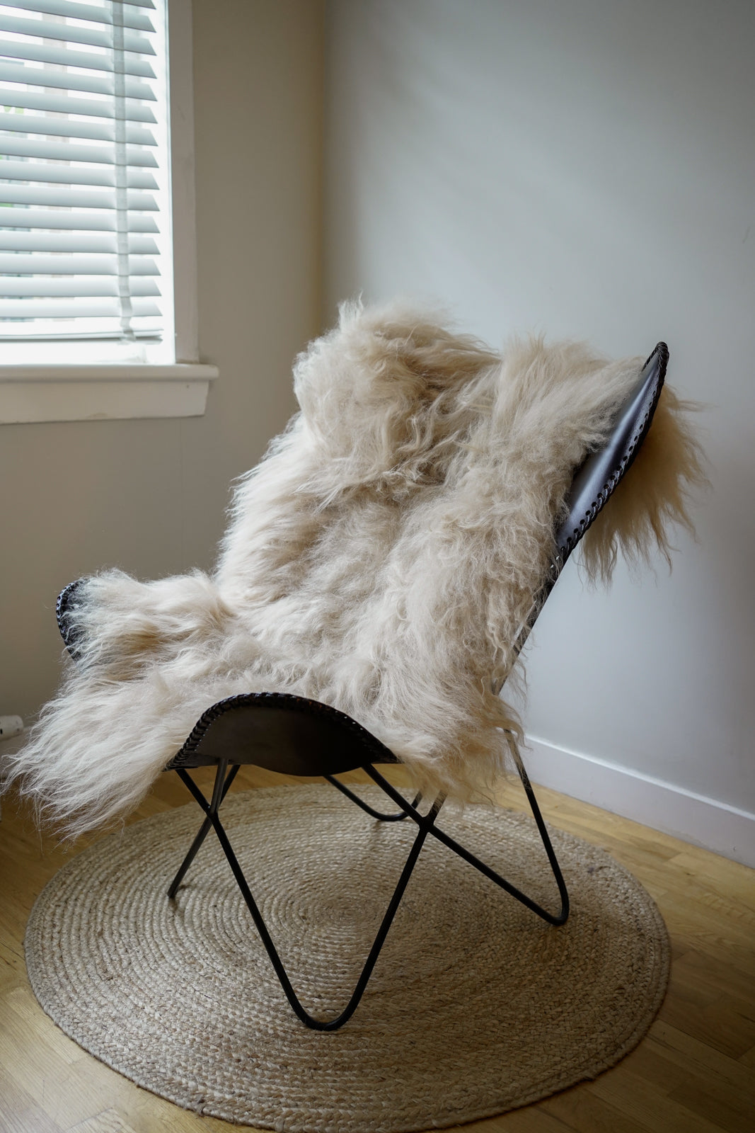 Icelandic Sheepskin Rug - Cappuccino Colour– Real Natural Long Wool – All Sizes