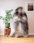 Load image into Gallery viewer, Genuine XXL Icelandic Sheepskin Rug – Real Natural Wool - Cream and Grey - 140cm x 80cm - 944
