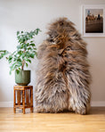 Load image into Gallery viewer, Genuine XXL Icelandic Sheepskin Rug – Real Natural Wool - Coffee - 140cm x 90cm - 949
