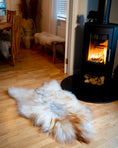Load image into Gallery viewer, Genuine XXL Icelandic Sheepskin Rug – Real Natural Wool - ginger and ivory - 140cm x 80cm - 942
