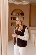Load image into Gallery viewer, Women's Merino Wool Vest - Espresso
