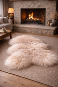 Load image into Gallery viewer, Icelandic Sheepskin Rug - Cappuccino Colour– Real Natural Long Wool – All Sizes
