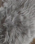 Load and play video in Gallery viewer, Silver Grey Sheepskin Rug, throw - Soft and Plush Home Decor
