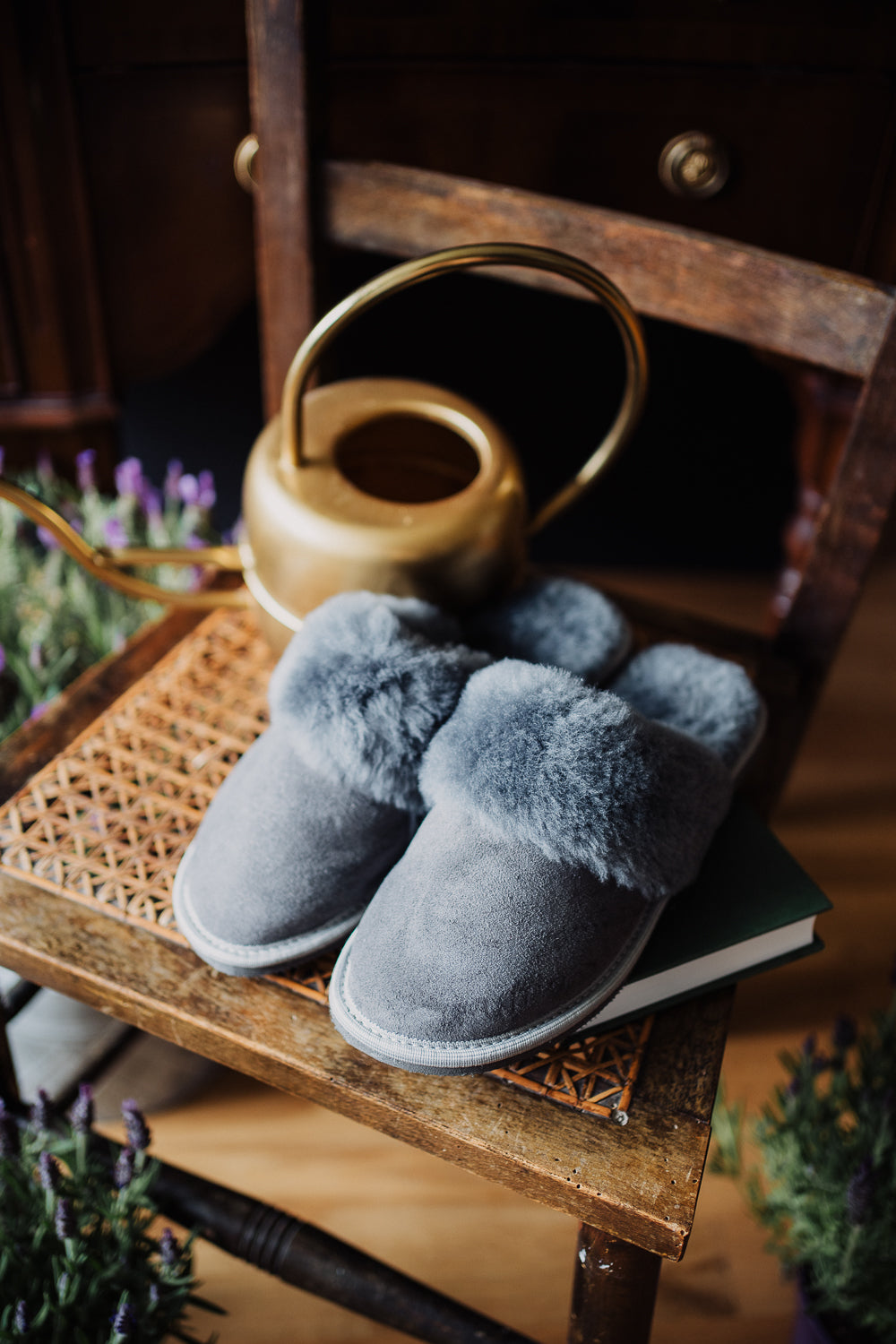 Slip on Sheepskin Slippers – BAMBOSHE - Main Image