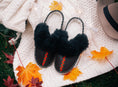 Load image into Gallery viewer, 'LUCKY DIP' embroidered sheepskin mules

