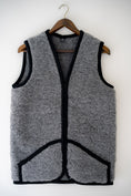 Load image into Gallery viewer, Merino wool gilet, with zip, pockets, warm
